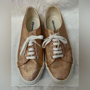 Cute Bronze Superga shoes!